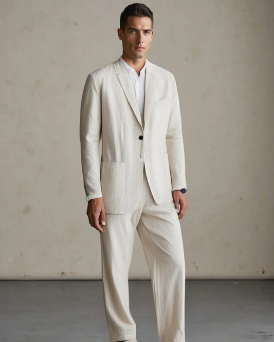 Conjunto de Lino Elegante — Co-Ord Transpirable