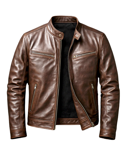 Chaqueta de Cuero Vintage - Duradero Chaqueta