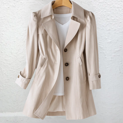 Caterina — Abrigo Trench Elegante a Medida