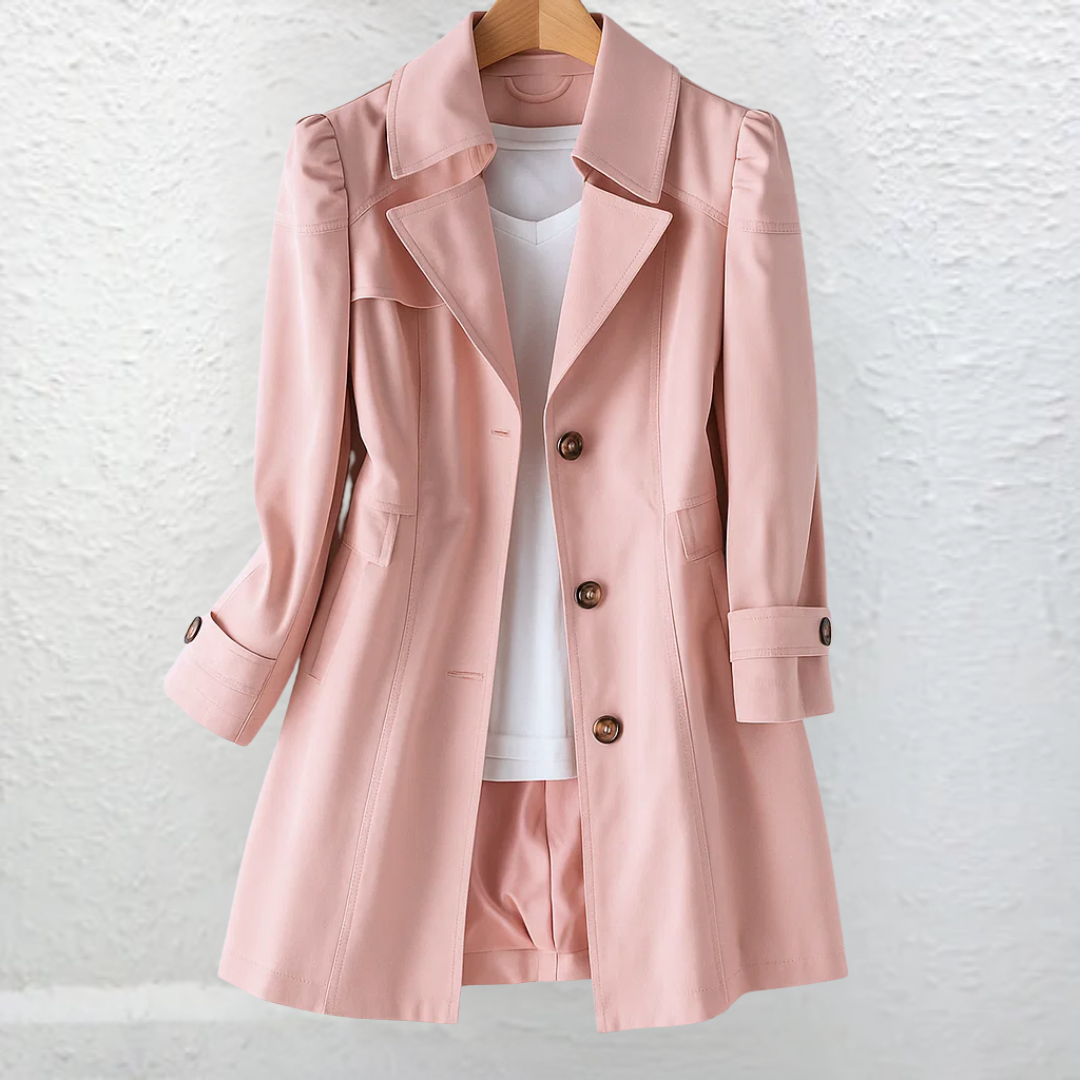 Caterina — Abrigo Trench Elegante a Medida