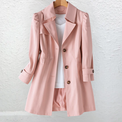 Caterina — Abrigo Trench Elegante a Medida