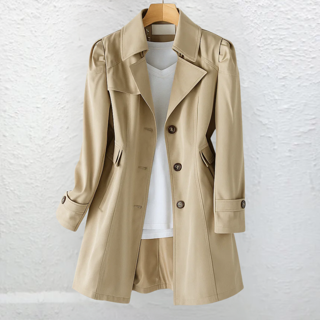 Caterina — Abrigo Trench Elegante a Medida