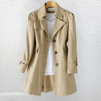 Caterina — Abrigo Trench Elegante a Medida