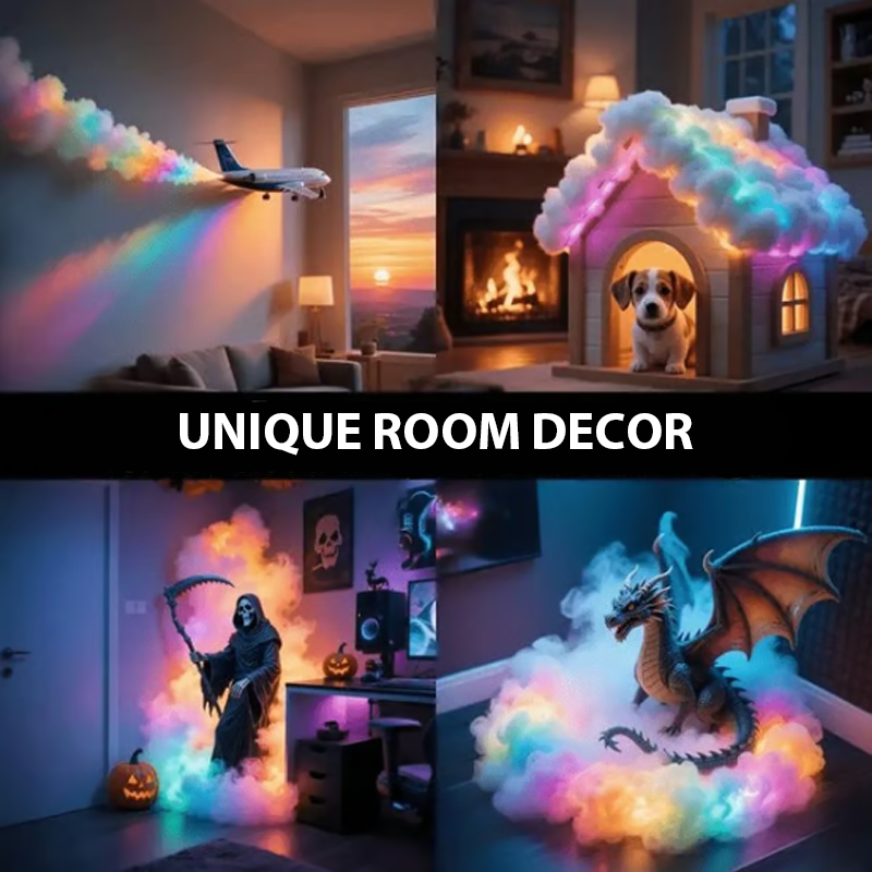Luz de Nube de Trueno LED Alimentada por USB - Decoración Única Duradera