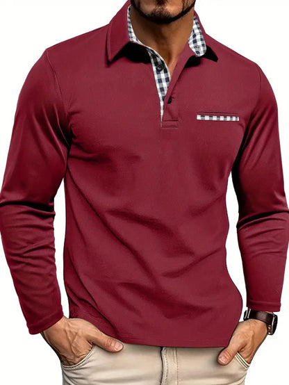 Polo de Tejido de Mangas Largas – Confort Suave