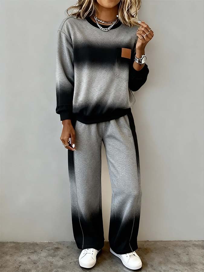Conjunto Casual para Mujeres - Diseño Gradiente Estiloso