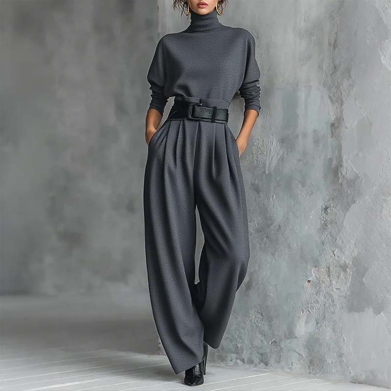 Conjunto Elegante y Estiloso para Mujeres - Cómodo Conjunto de Dos Piezas