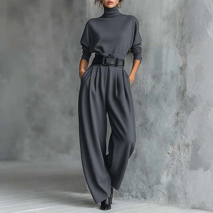 Conjunto Elegante y Estiloso para Mujeres - Cómodo Conjunto de Dos Piezas