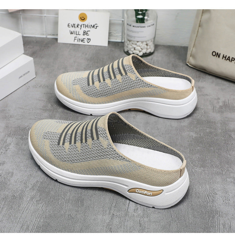 Zapatos ortopédicos de deslizamiento con soporte de comodidad transpirable