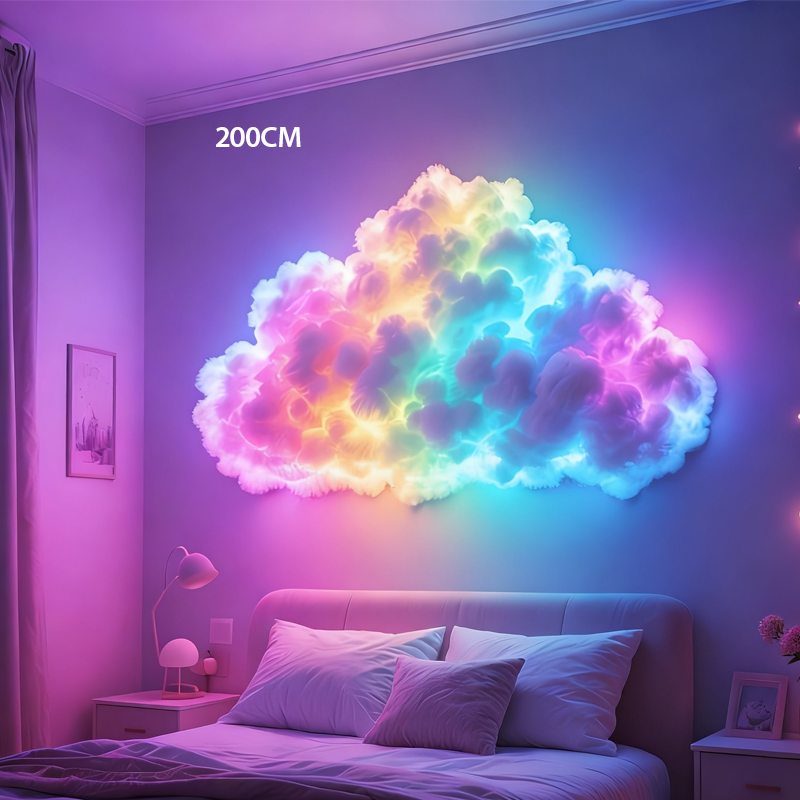 Luz de Nube de Trueno LED Alimentada por USB - Decoración Única Duradera