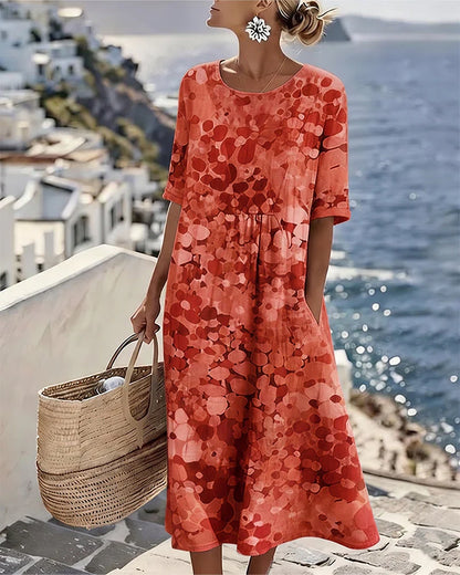 Rona — Vestido Midi Veraniego Floral