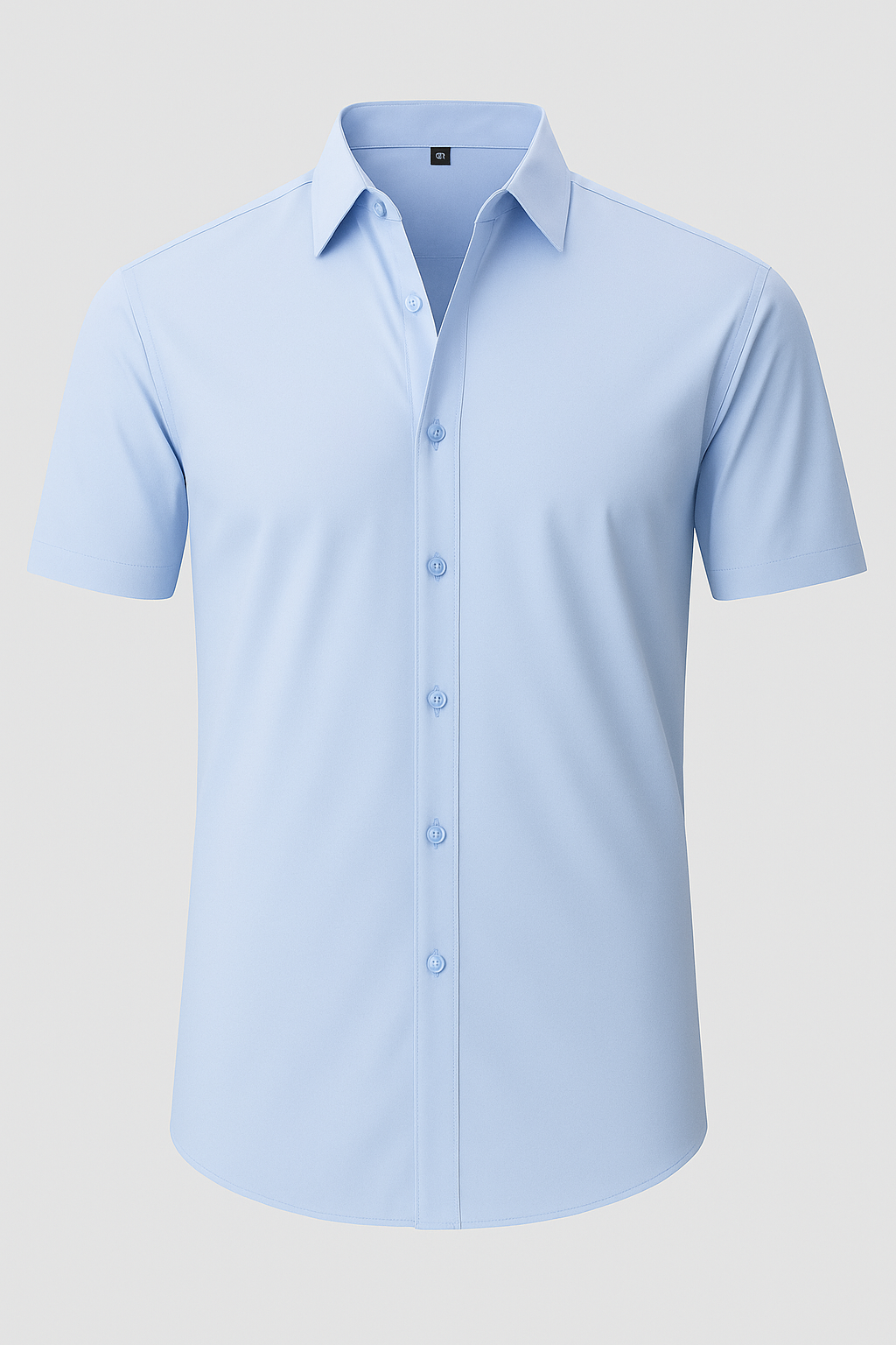 Camisa Sin Planchado con Estiramiento en 4 Direcciones – Botones Transparentes