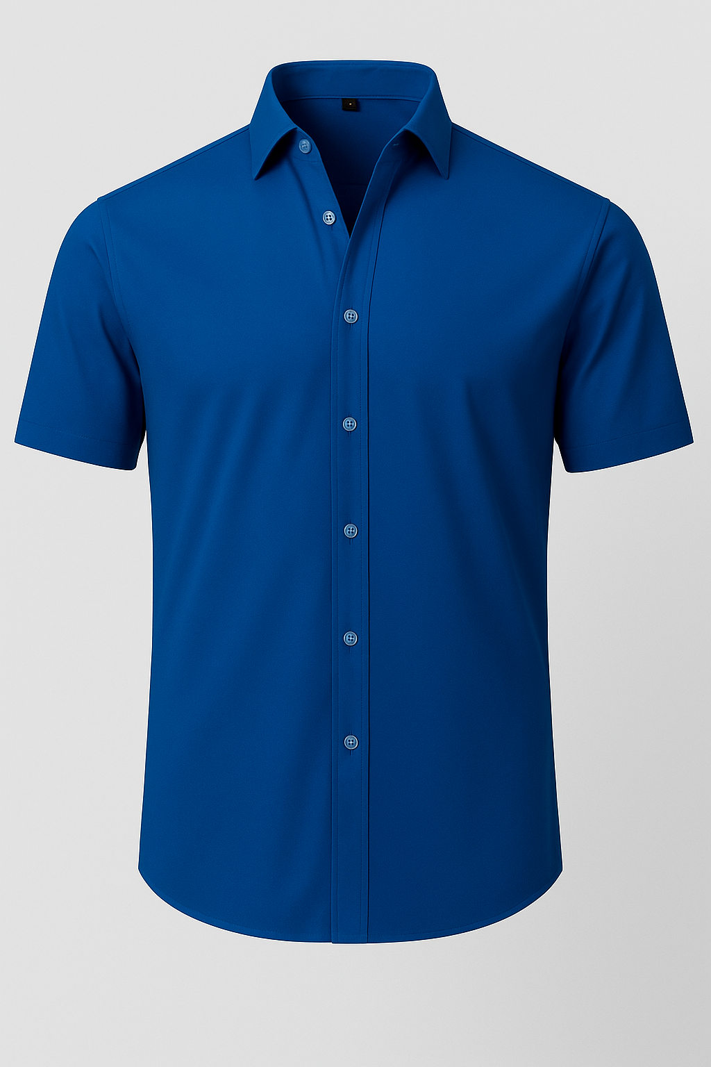 Camisa Sin Planchado con Estiramiento en 4 Direcciones – Botones Transparentes