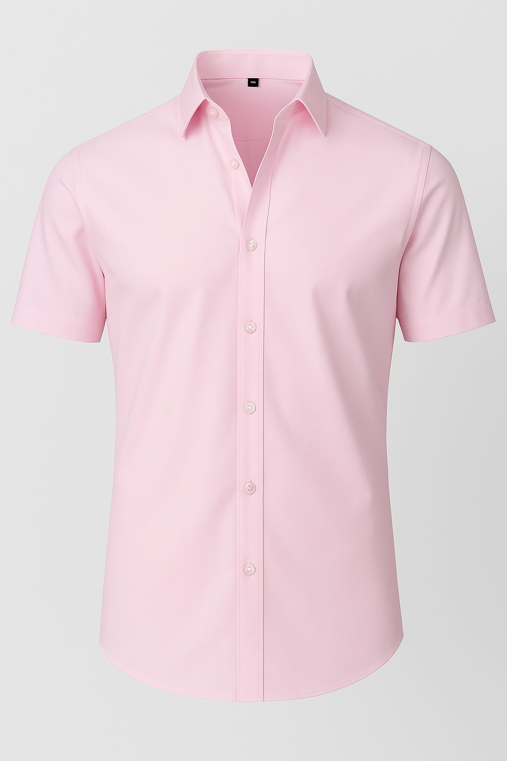 Camisa Sin Planchado con Estiramiento en 4 Direcciones – Botones Transparentes