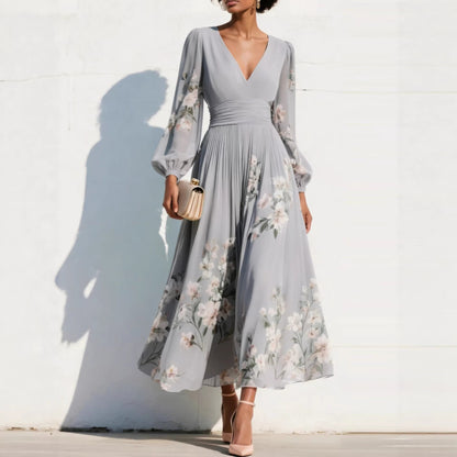 Aurelia — Vestido Midi de Escote en V