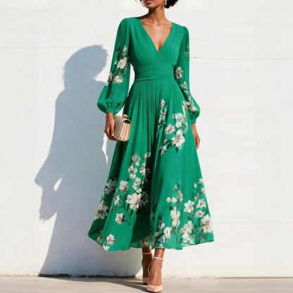 Aurelia — Vestido Midi de Escote en V