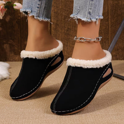 Zapatos de Invierno para Mujeres con Forro de Piel - Cómodos y Sin Dolor