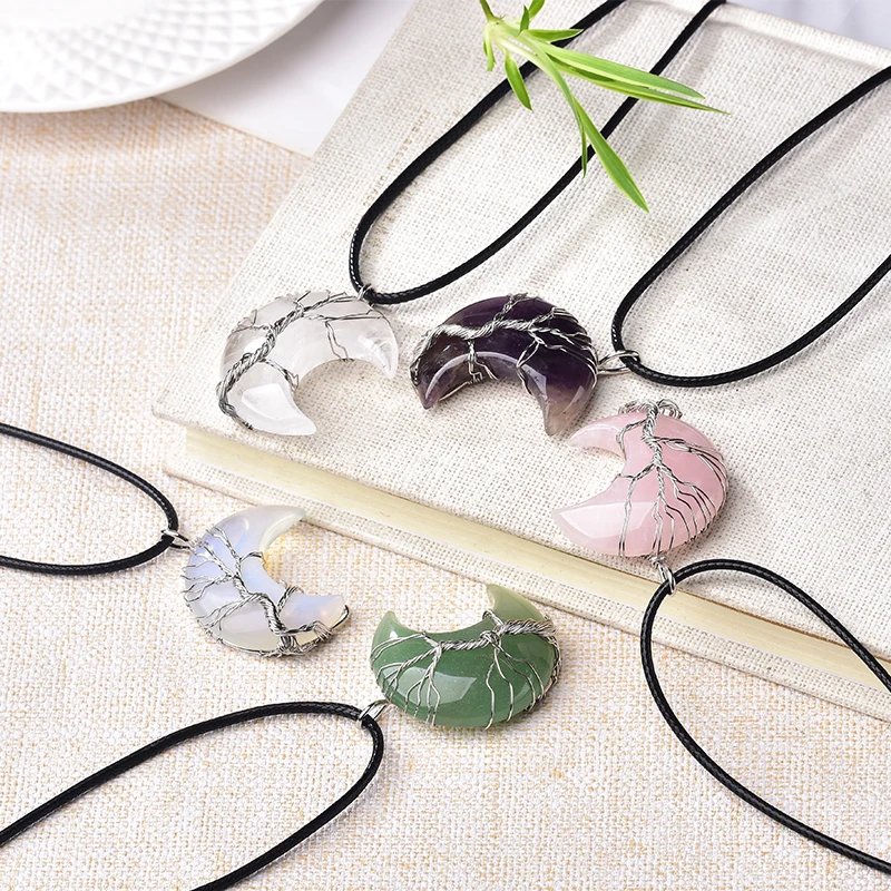 Collar de Cristal Creciente — Árbol de la Vida