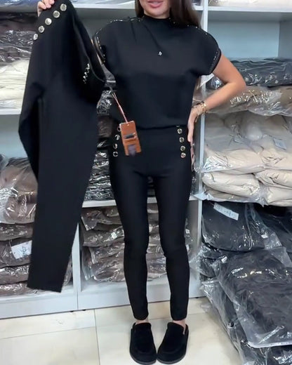 Pantalones Estirados Elegantes - Duraderos Pantalones