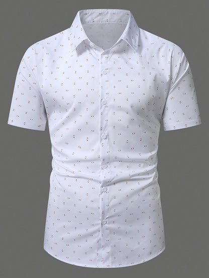 GIULIO - Ligera Camisa de Verano con Estampado