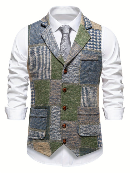 Mosaro — Chaleco de Parches para Hombre