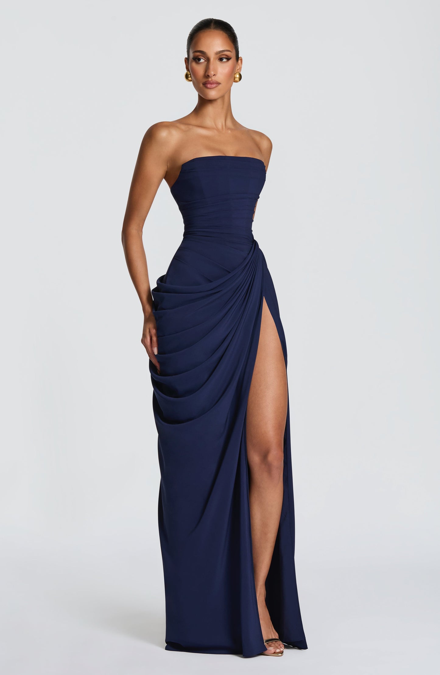 Van Laren — El Vestido Maxi Corsé Sin Tirantes