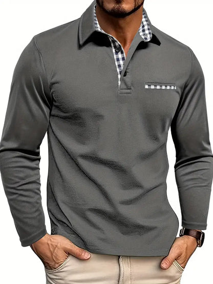 Polo de Tejido de Mangas Largas – Confort Suave