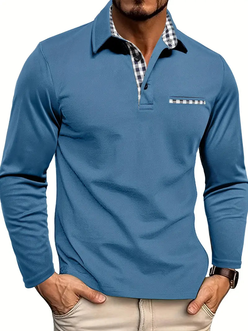 Polo de Tejido de Mangas Largas – Confort Suave
