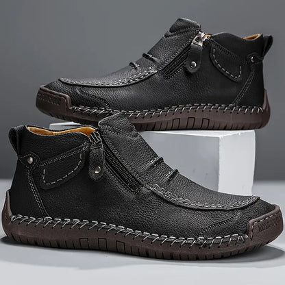 Zapato de Entrada con Cremallera Dumont para Hombre — Soporte de Confort