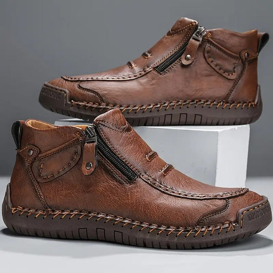 Zapato de Entrada con Cremallera Dumont para Hombre — Soporte de Confort