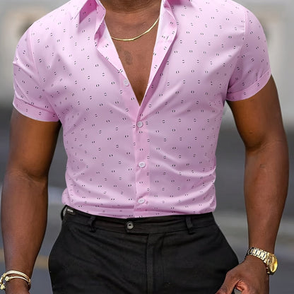 GIULIO - Ligera Camisa de Verano con Estampado