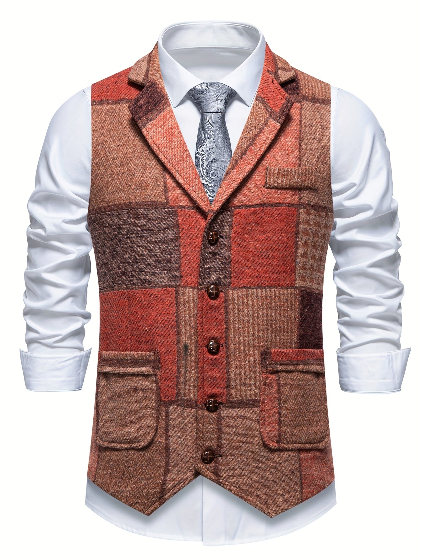 Mosaro — Chaleco de Parches para Hombre