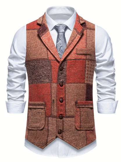 Mosaro — Chaleco de Parches para Hombre