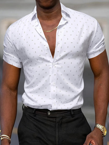 GIULIO - Ligera Camisa de Verano con Estampado