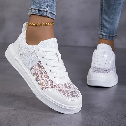 Zapatillas deportivas de malla para mujeres - Cómodas para uso diario