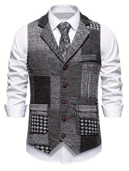 Mosaro — Chaleco de Parches para Hombre