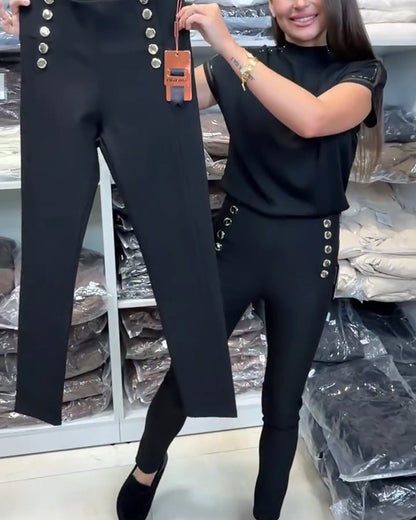 Pantalones Estirados Elegantes - Duraderos Pantalones