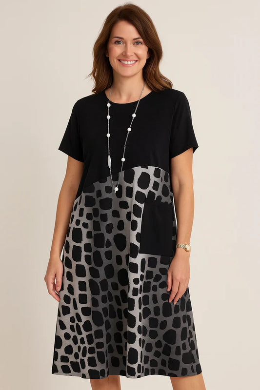 Irish — Vestido Midi Impreso para un Estilo Sin Esfuerzo