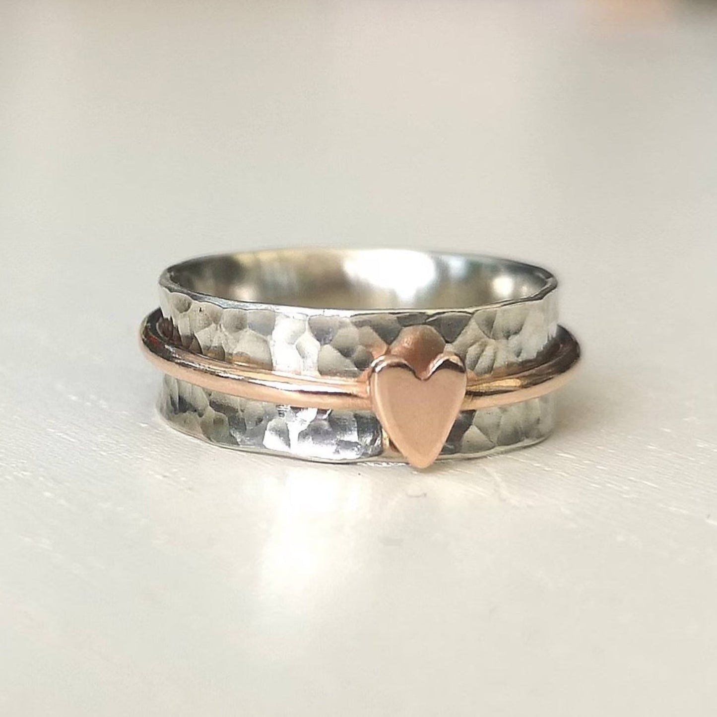 Herz — Anillo de Corazón de Plata