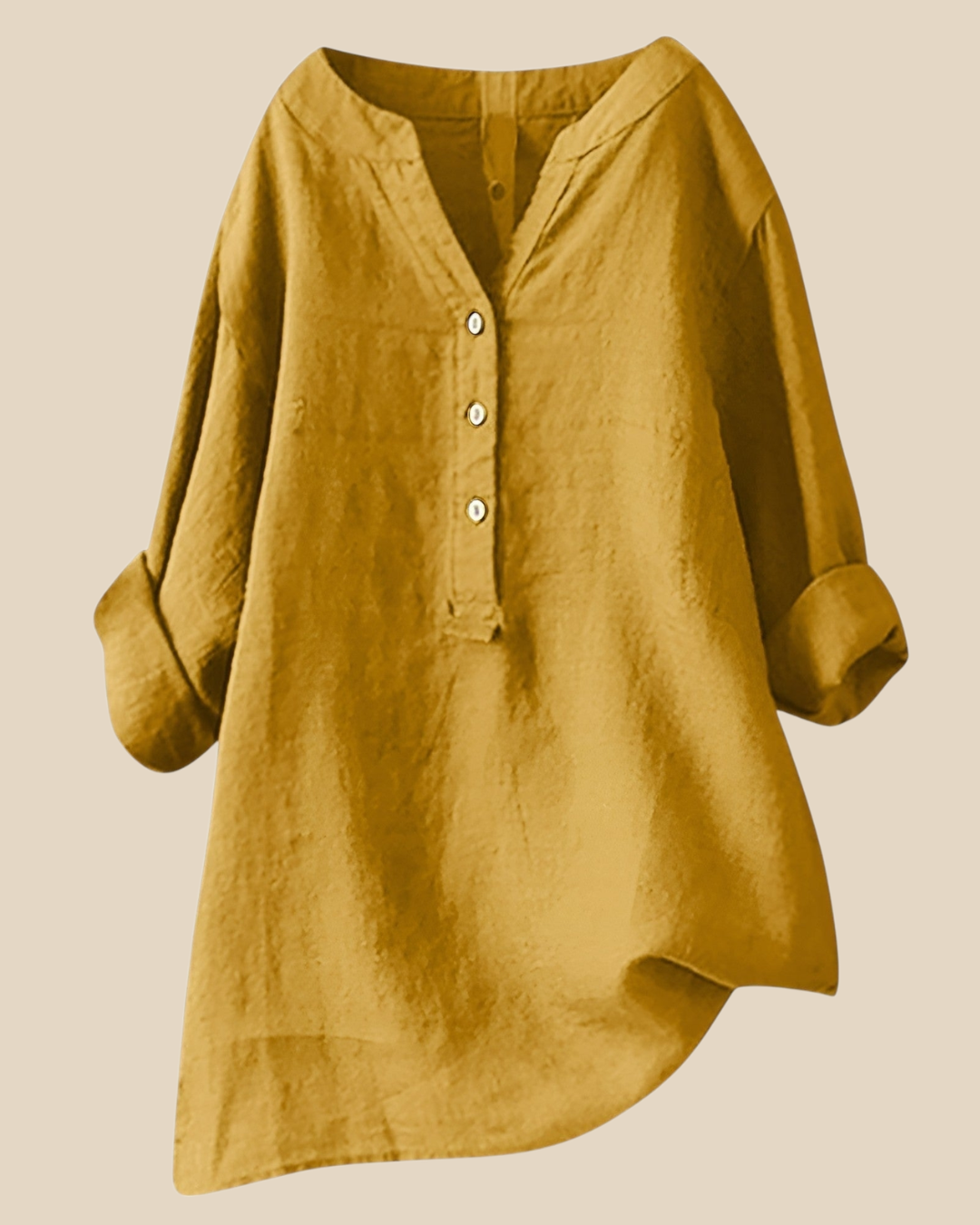 Blusa de Botón Transpirable Freja