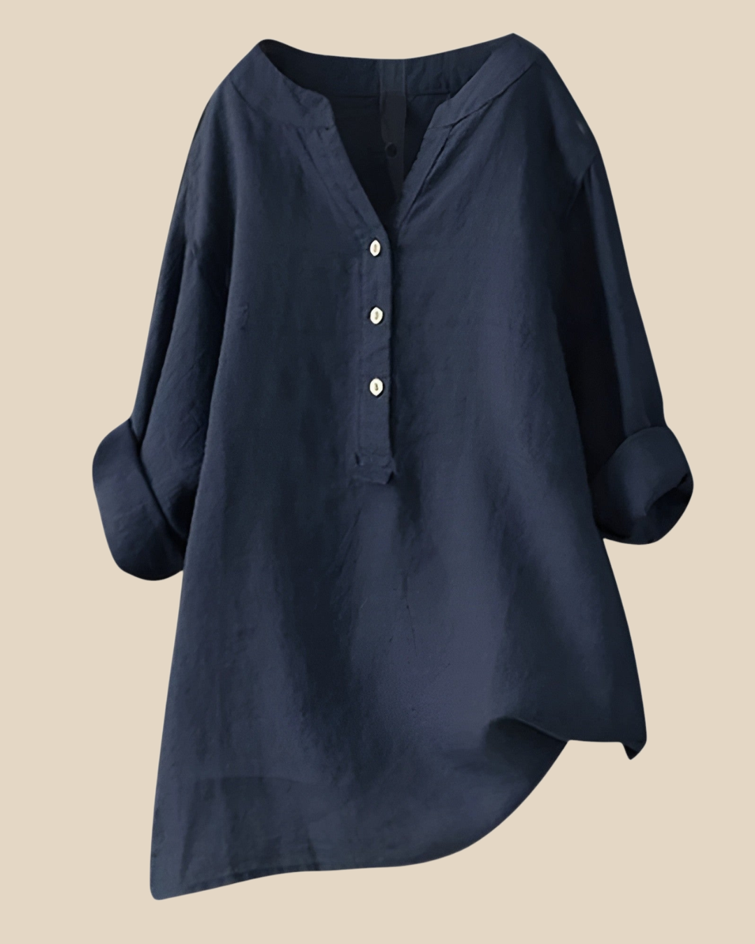 Blusa de Botón Transpirable Freja