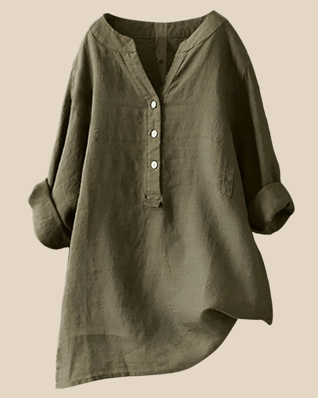 Blusa de Botón Transpirable Freja