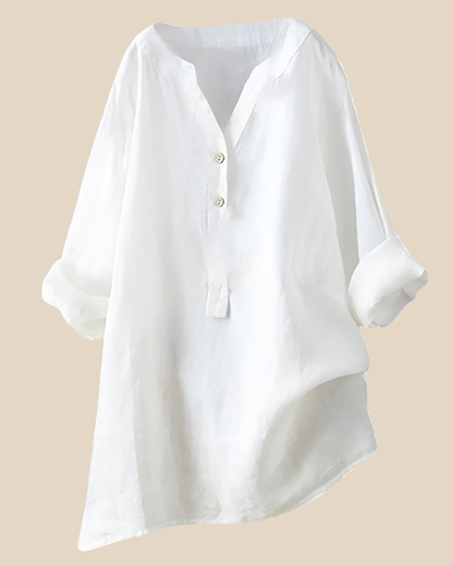 Blusa de Botón Transpirable Freja