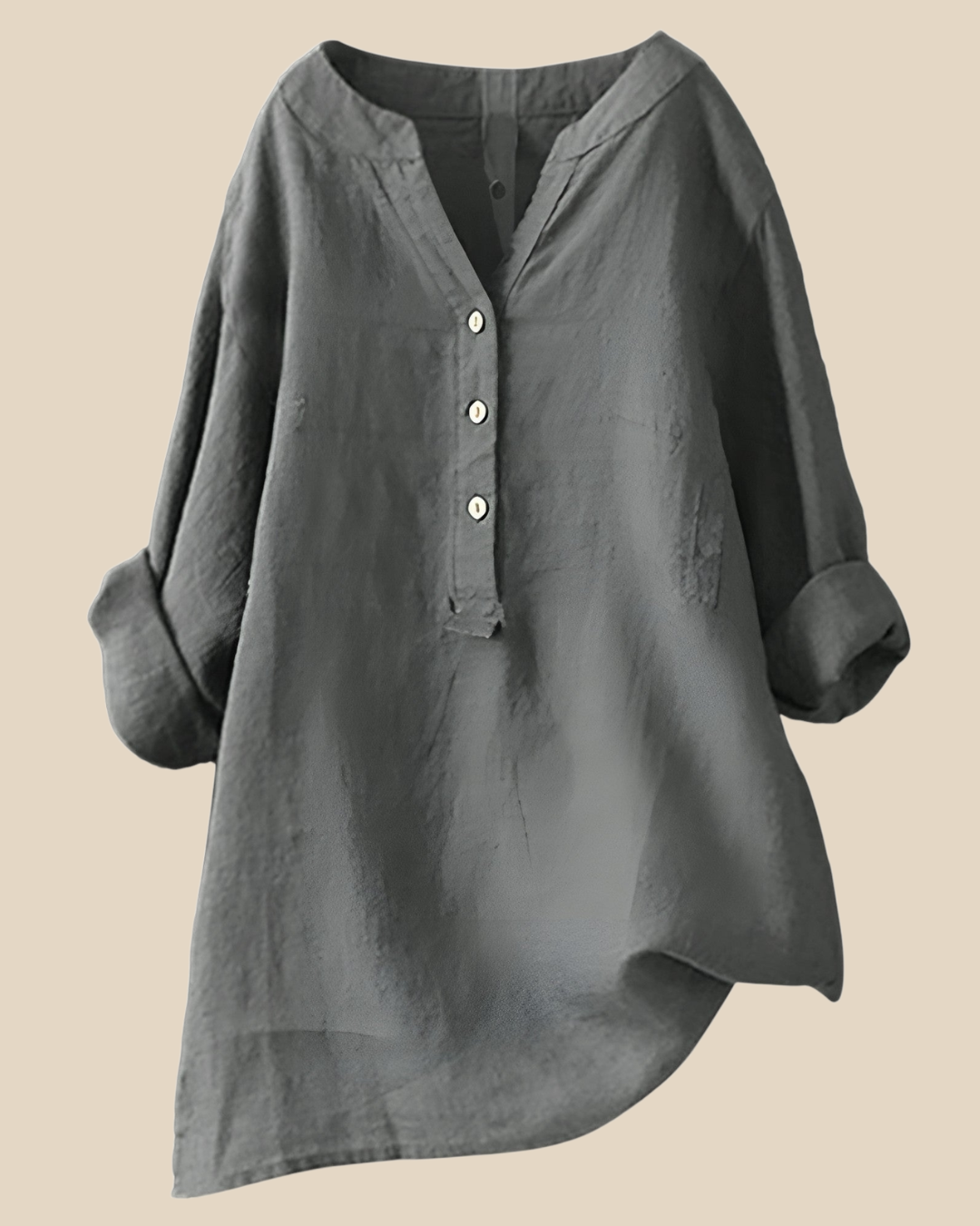 Blusa de Botón Transpirable Freja