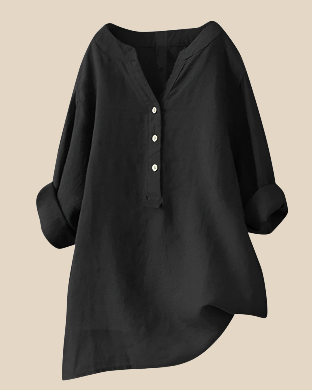Blusa de Botón Transpirable Freja