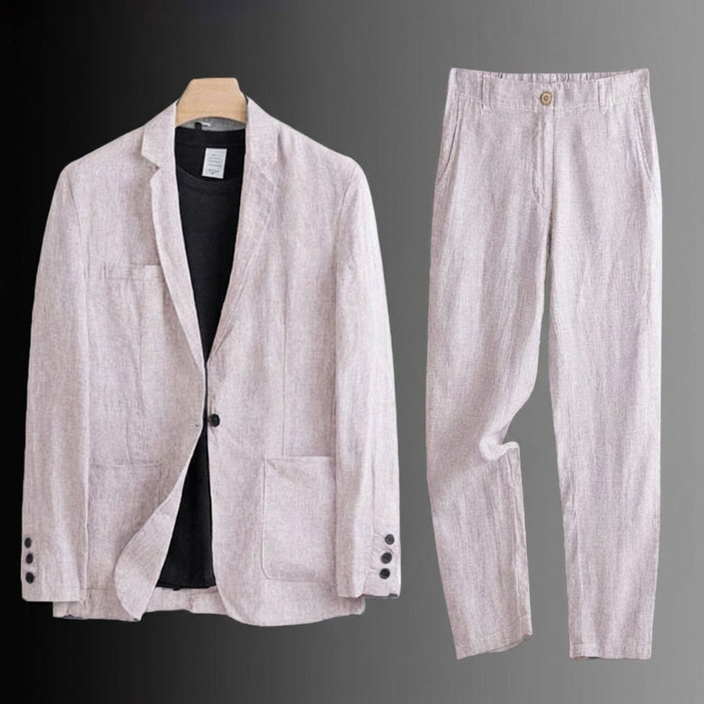 Lucas - Fresco Traje de Lino Premium