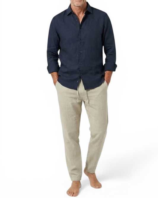 Pantalones de Playa de Lino – Confort Transpirable