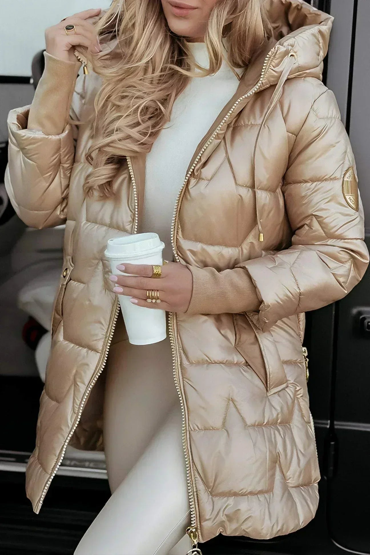 LORETTA - Ligera Chaqueta de Primavera Acolchada