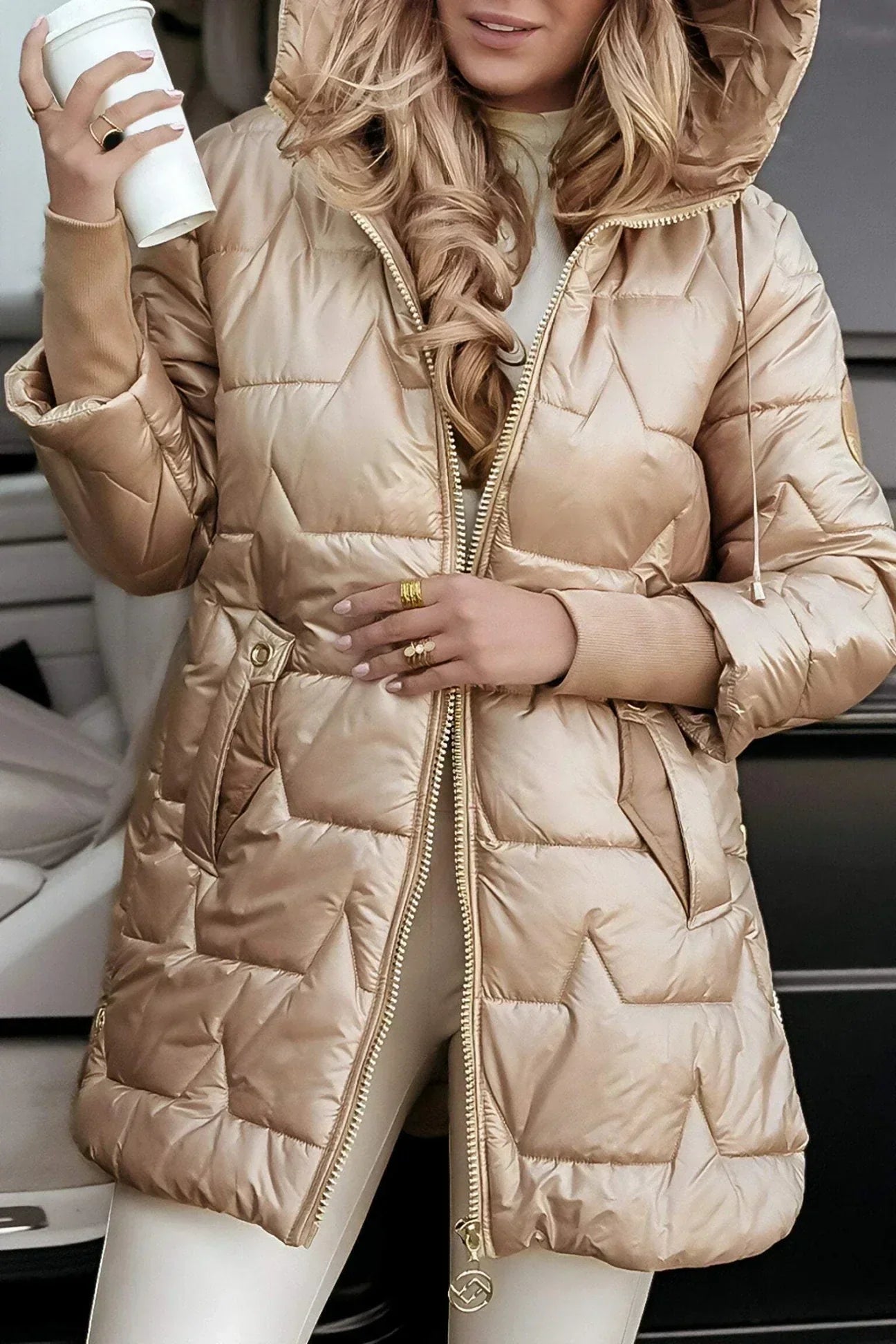 LORETTA - Ligera Chaqueta de Primavera Acolchada