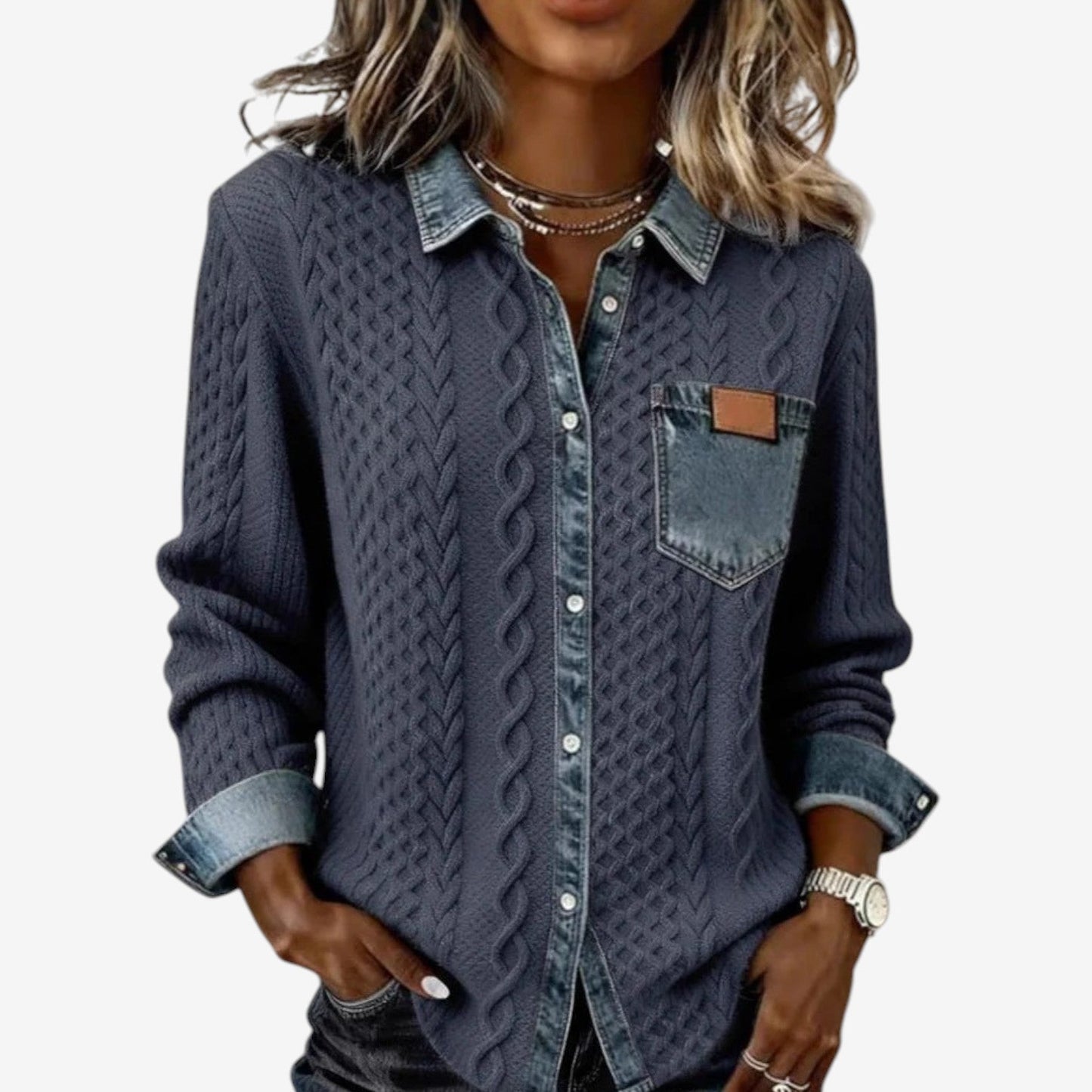 Cicchelli - Suave Chaqueta Tejida